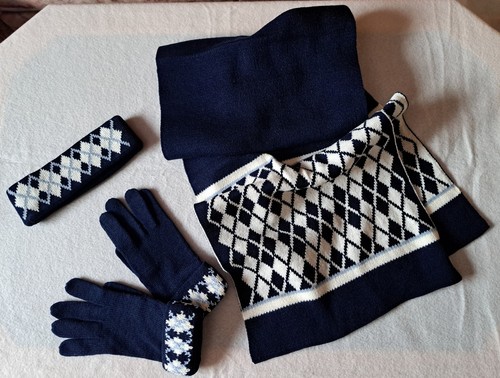Schal handschuhe stirnband - schal,