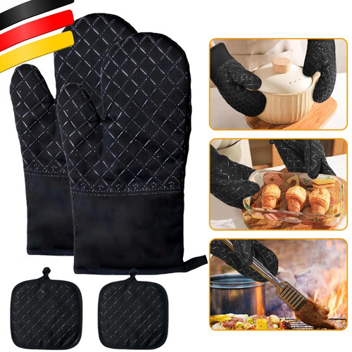 4er set topfhandschuhe - 4er,