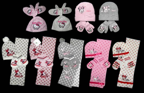Mütze handschuhe set hello - mütze,