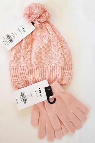 Mütze und handschuhe set - mütze,