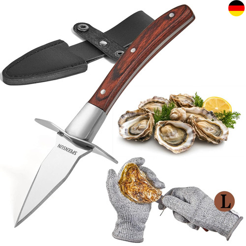 Austernmesser und handschuhe - austernmesser,
