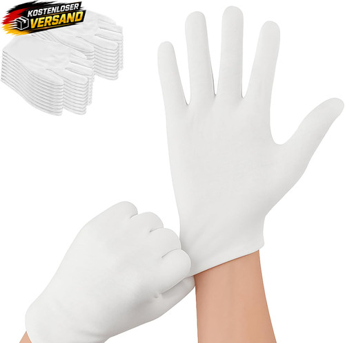 Baumwollhandschuhe set paar - baumwollhandschuhe, 12