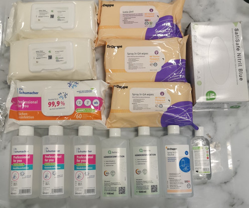 Desinfektionsmittel set wipes - set,