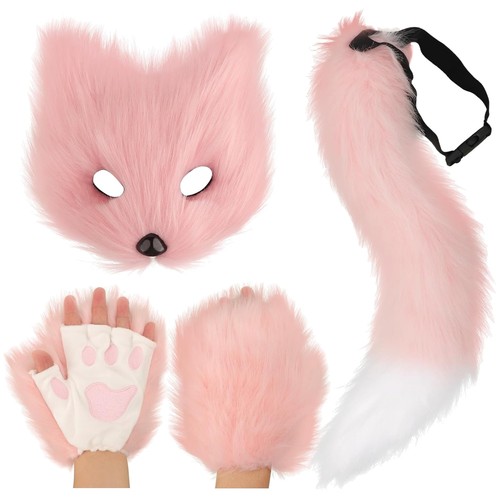 Kunstpelz katze wolf maske - katze,