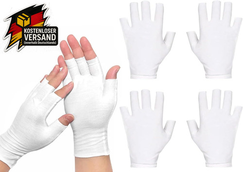 Baumwollhandschuhe 4er set - baumwollhandschuhe,