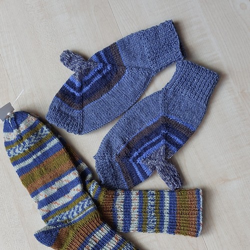 Selbstgestricktes set socken - selbstgestricktes,