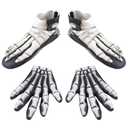 Skelett knochen handschuhe - skelett,