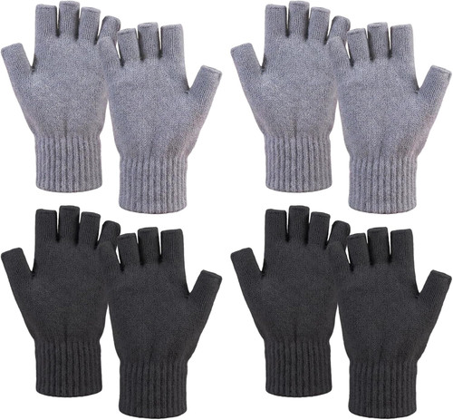 Fingerlose handschuhe 4er - handschuhe, set