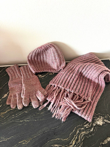 Teiliges set strickmütze - set:,