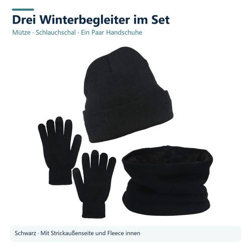Winterset schwarz mütze - winterset,