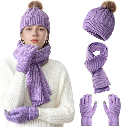 Damen mütze schal handschuhe - damen,