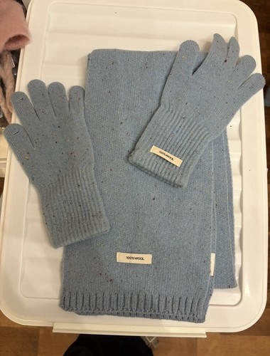 Wollschal handschuhe set neu - handschuhe,