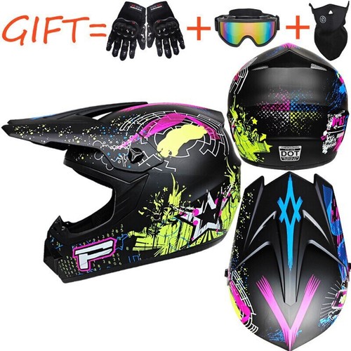 Motocross helm set für kinder - set,