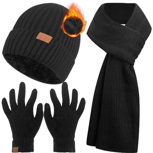 Schal mütze handschuhe set - schal,