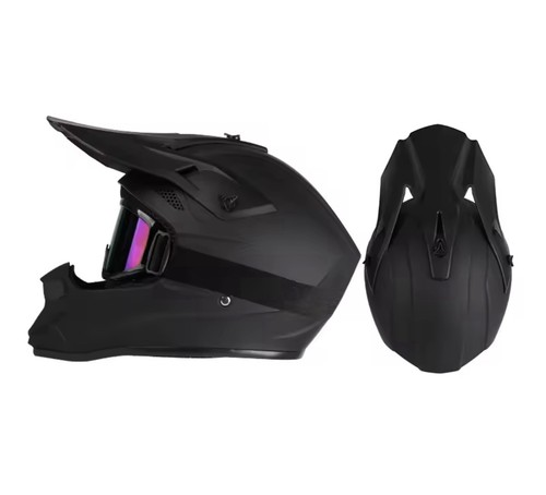 Motocross helm set schwarz - motocross,