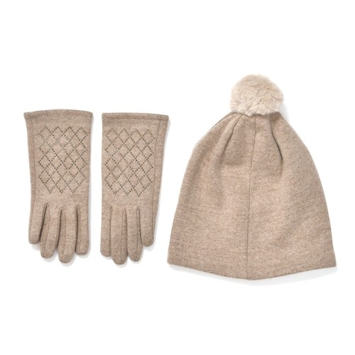 Damen set mütze handschuhe - damen,