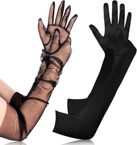 Paar lange handschuhe set - lange,