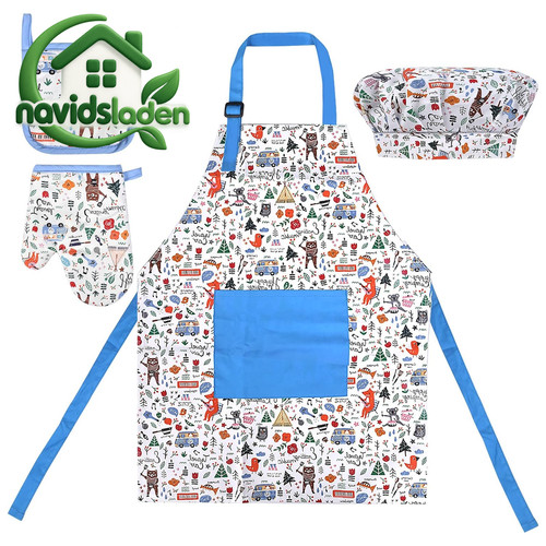 Kinderschürze baumwolle - kinderschürze,