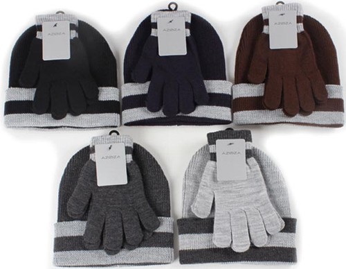 Herren mütze mit handschuhe - herren,