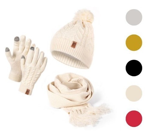 Mütze schal handschuhe set - schal,