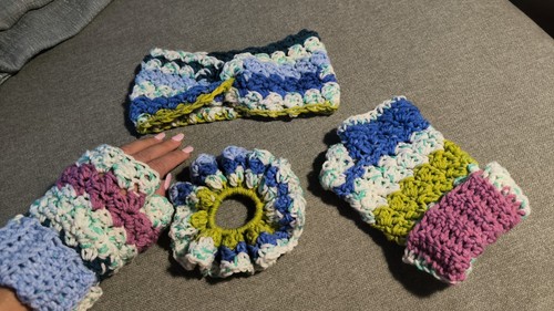 Set haarband handschuhe - haarband,