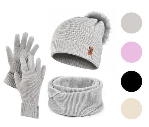Damen beanie mütze schal - beanie,