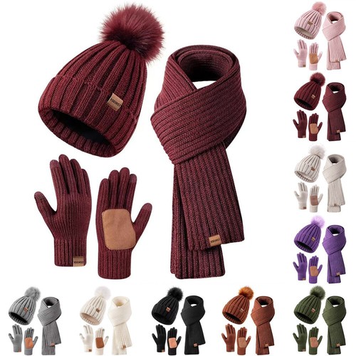 Mütze schal und handschuhe - mütze,