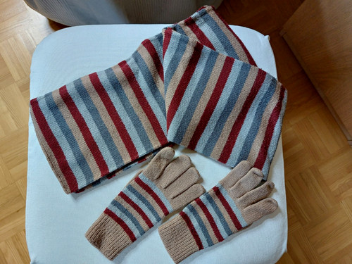 Set damen strickschal - damen,