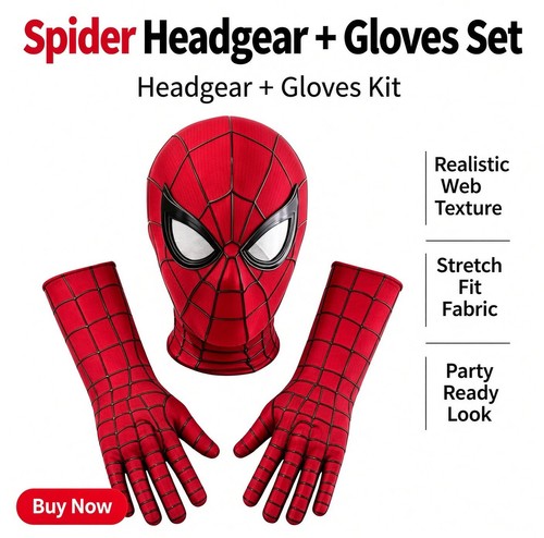 Spider man maske handschuhe - spider-man,